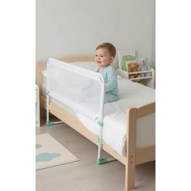 Imagem de Grade De Cama Segura Tela Proteção Anti Queda Bebê Idoso - Congratulat