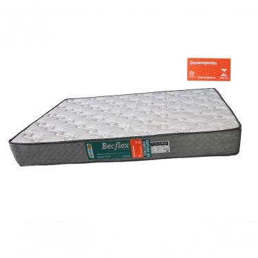 Imagem de Colchão Espuma Titan Diamond Solteiro D80 88x188x22cm Branco Cinza Becflex