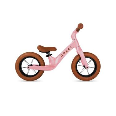 Imagem de Bicicleta sem Pedal de Equilíbrio Colli Pitukinha Aro 12 Rosa Infantil
