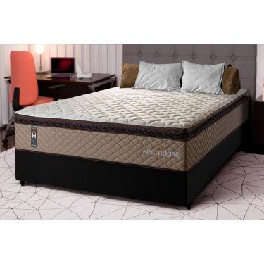 Imagem de Cama Box Espuma Atlanta Casal 138x188 Bege King House