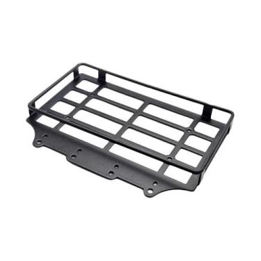 Imagem de Suporte De Bagagem Metálico Com Luz LED Brilhante Para Carros RC - Upg