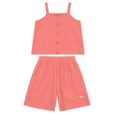 Imagem de Conjunto infantil menina em moletinho quadrilê Brandili