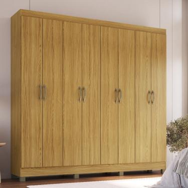 Imagem de Guarda Roupa Casal 8 Portas Rp1804 Ipê