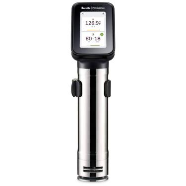 Imagem de Termocirculador Elétrico em Aço Inoxidável com Tela LCD, 1450W, 110v, BREVILLE POLYSCIENCE CSV700PSS1BUC1, Preto