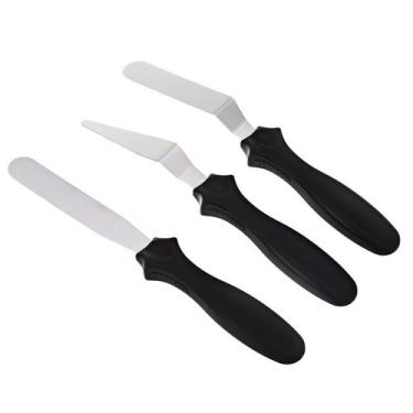 Imagem de Espátula de Confeitar 3 peças - GMEZN796-BLACK - UDLANDIA