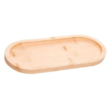 Imagem de Travessa Oval de Bambu Nature 20x10cm Lyor