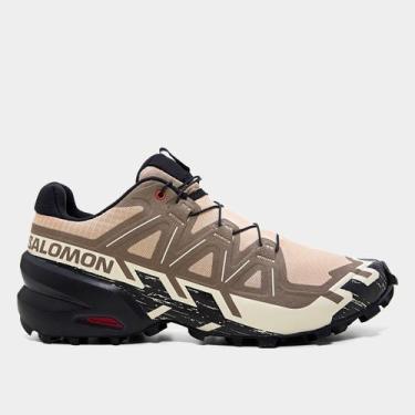 Imagem de Tênis Salomon Speedcross 6 Masculino, Bege, Preto, 44