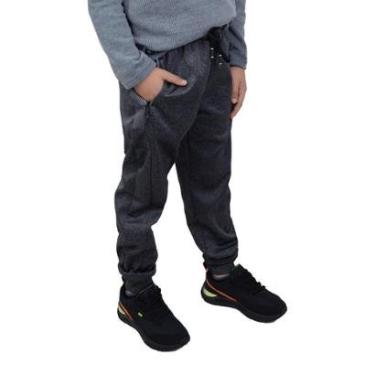 Imagem de Calça Juvenil Masculina Red Nose Agasalho Cinza Escuro - 973-Masculino