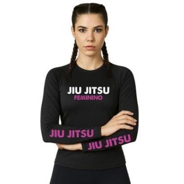 Imagem de Rash Guard Feminina Manga Longa Jiu Jitsu-Feminino