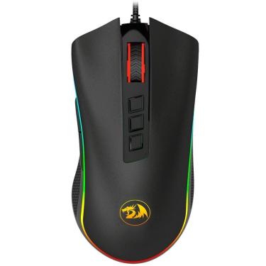 Imagem de Mouse Gamer Redragon Cobra RGB 10000DPI 1000Hz USB 2.0 Preto - M711