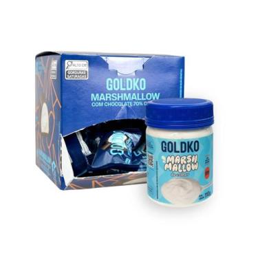 Imagem de Potinho Marshmallow + Caixa de bombom marshmallow 70% cacau zero adiçã