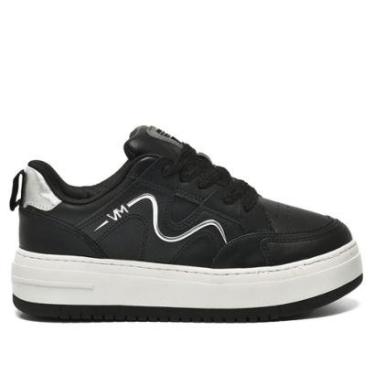 Imagem de Tênis Feminino Via Marte Casual Napa Preto-Feminino