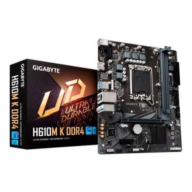 Imagem de Placa Mãe Gigabyte H610M-K DDR4 (LGA 1700 - DDR4 3200) - Chipset H610 