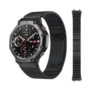 Imagem de Relógio Inteligente Amazfit T-Rex 3 Com Pulseira De Aço Inoxidável Lux