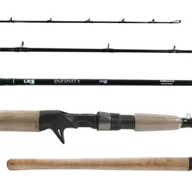 Imagem de Vara Pesca Carretilha Lumis Infinity Carbono IM6 Torayca 2.13m 30-60Lb
