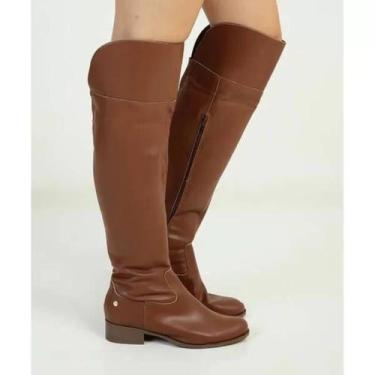 Imagem de Bota Over Knee Via Uno fabricada em material sintético 050433, Sella, 