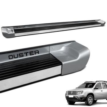 Imagem de Estribo Lateral Duster 2012 a 2021 Prata Personalizado P2 - Gtnox