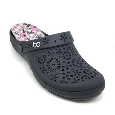 Imagem de Chinelo Feminino Boa Onda Ortopédico Confortável Macio , Preto, 35