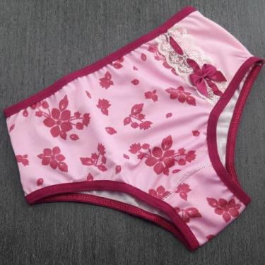 Imagem de Calcinha Infantil Amoreco Cor:Viés Fúcsia/Estampas VariadasTamanho:G -