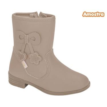 Imagem de Bota Infantil Menina Montaria Baby Kidy 22 a 27, Marrom claro, 23