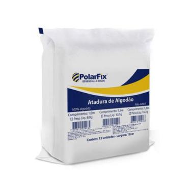 Imagem de Atadura De Algodão Ortopedico 15cmx1m Kit 2pct 12u Polar Fix