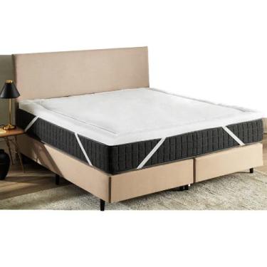 Imagem de Pillow Top Colchão Queen Altenburg Lit Blanc 180 Fios Branco