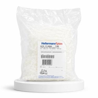 Imagem de kit 10.000 unidades Abraçadeira Plástica T18R Natural 100 x 2,5mm Hell