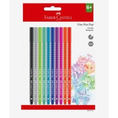 Imagem de Conjunto fine pen pop 10 unidades - faber castell - GRUPO FABER CASTEL