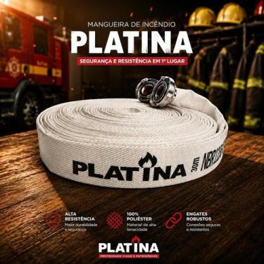 Imagem de Mangueira de Incêndio Para Hidrante Tipo 1 1.1/2 30 Metros - PLATINA E