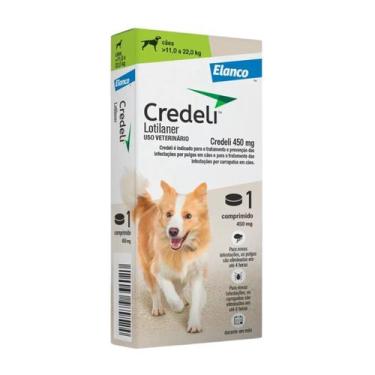 Imagem de Credeli Elanco 450 mg para Cães de 11 a 22 Kg - 1 Comprimido