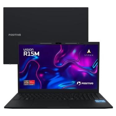 Imagem de Notebook Positivo Vision R15M AMD Ryzen 5-5625U 512GB Linux, 512GB, Pr