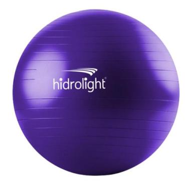 Imagem de Bola Pilates Hidrolight 45cm Lilás Exercícios Fitness