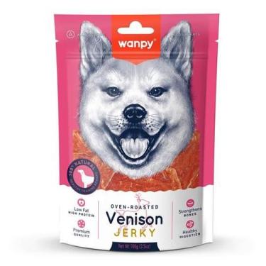 Imagem de Petisco para cachorro Wanpy Tiras de Cervo 100g
