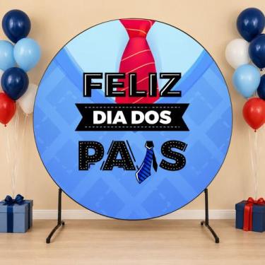 Imagem de Painel Festa Redondo Dia Dos Pais 1, 3d 1,50 Diam - Fantasia Bras