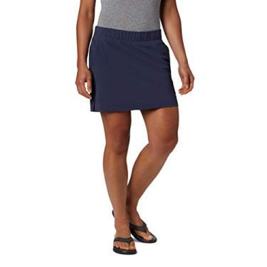 Imagem de Columbia Calça feminina Chill River Skort, resistente a manchas, proteção solar, noturna, GG