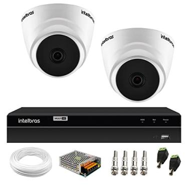 Imagem de Kit 2 Câmeras Dome Vhd 1220 D G6 Infravermelho 20m Full Hd 1080p 2,8 mm + Dvr Gravador de Video Inteligente Intelbras Mhdx 1204 4 Canais H.265+