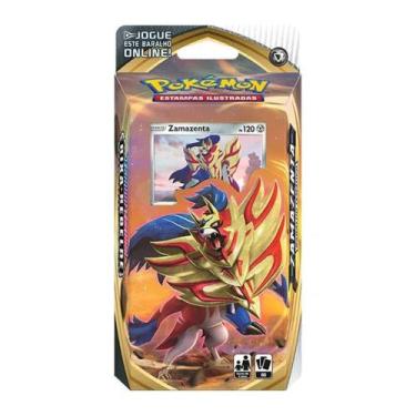 Lata Pokémon Lendas de Galar Zamazenta V - Copag - Deck de Cartas -  Magazine Luiza