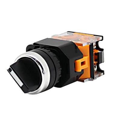 Imagem de Botão Seletor de 3 Posições Selecionar Seletora 2NO 10A 380V -20X3