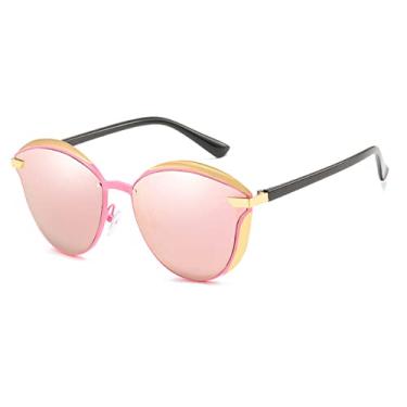 Imagem de Óculos de Sol Feminino Olho de Gato Luxo Feminino Masculino Óculos de Sol Polarizado Feminino Óculos de Sol Vintage Clássico, Rosa, Outros