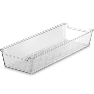 Imagem de Organizador de Gavetas Plástico 12,5x34cm Organizador de Maquiagens e Acessórios UZ Transparente
