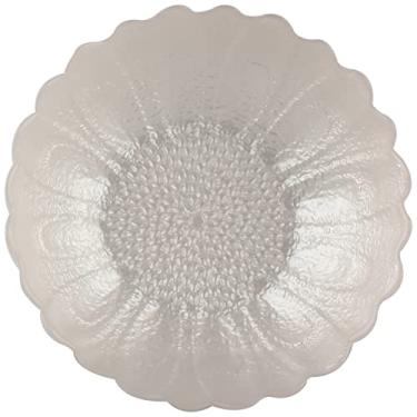 Imagem de Centro de mesa Flora em vidro 350ml D16xA5cm rosa claro