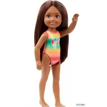 Imagem de Boneca Barbie Club Chelsea Praia Maiô Sorvete - Mattel