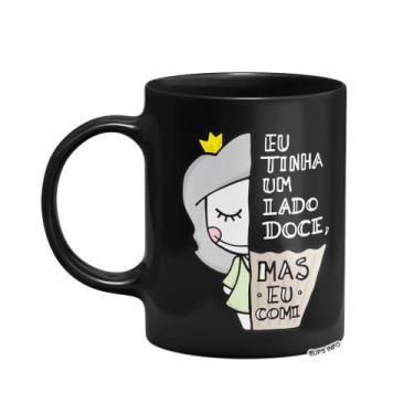 Imagem de Caneca Divertida - Meu lado doce - Preta