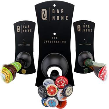 Imagem de Abridor magnético de garrafa de cerveja abridor de garrafa de cerveja abridor de garrafa magnético montado na parede, abridor de garrafa de cerveja, abridor de garrafa de cerveja, abridor de garrafa de cerveja, garrafa de cerveja, chave de igreja (preto, 1)