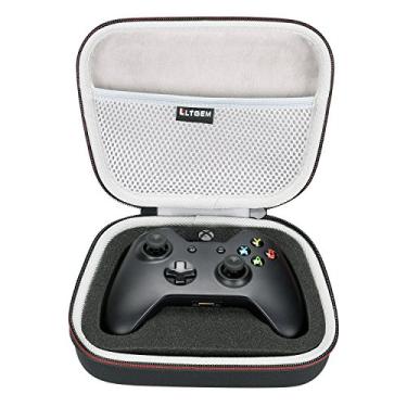 Imagem de LTGEM Bolsa rígida de EVA para transporte de viagem portátil para Xbox One/Xbox One S/Xbox One X Controlador com bolso de malha para plugue e cabos