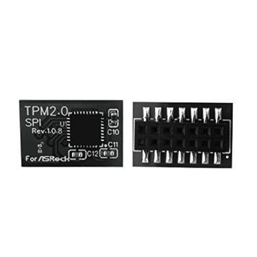Imagem de Módulo de segurança TPM2.0 profissional SPI 14 pinos como rock placa mãe 14-1 pinos para a plataforma As Rock TPM2-SLI-S-SPI peça de substituição