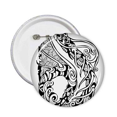 Imagem de Cultura Linha Chinesa Alfinetes de Dragão China Emblema de Botão Decoração 5 peças