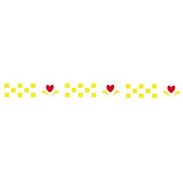 Imagem de Stencil de Acetato para Pintura OPA Simples 04 x 30 cm - 190 Quadrado Coração II