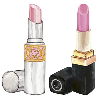 Imagem de Aplique MDF e Papel Litoarte 8 cm - Modelo APM8-618 Batons