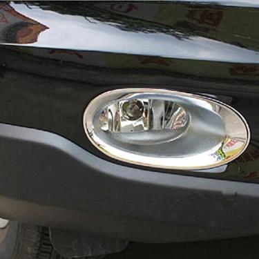 Imagem de KJWPYNF Para Honda CRV CR-V 2010 2011, acabamento de lâmpada de neblina frontal de carro, moldagem de estilo automático, acessórios de peças externas ABS